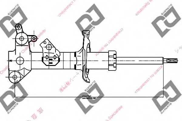 Амортизатор DJ PARTS DS1119GS