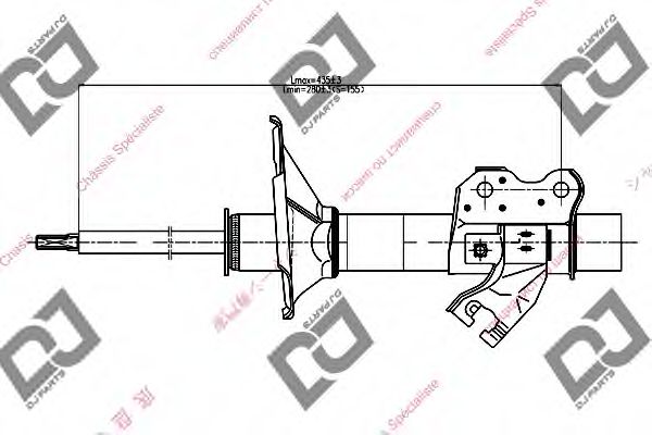 Амортизатор TOKICO A1063