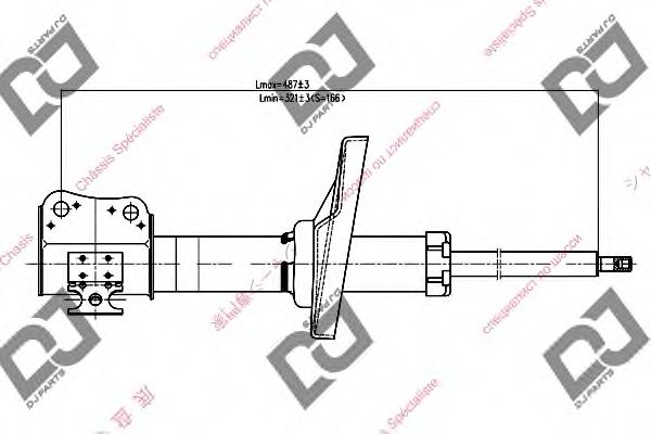 Амортизатор DJ PARTS DS1083GS