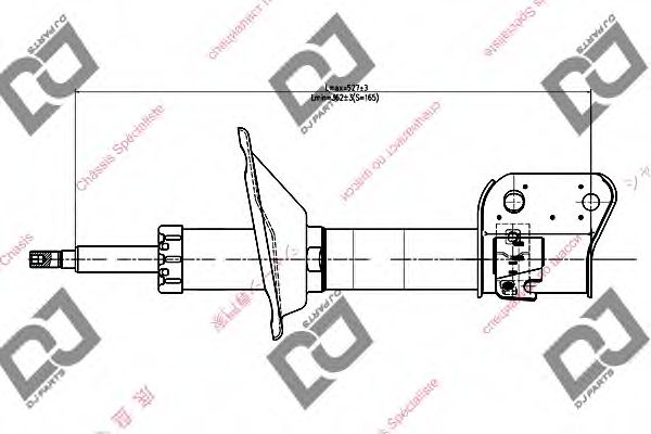 Амортизатор DJ PARTS DS1090GS