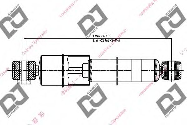 Амортизатор DJ PARTS DS1295GT