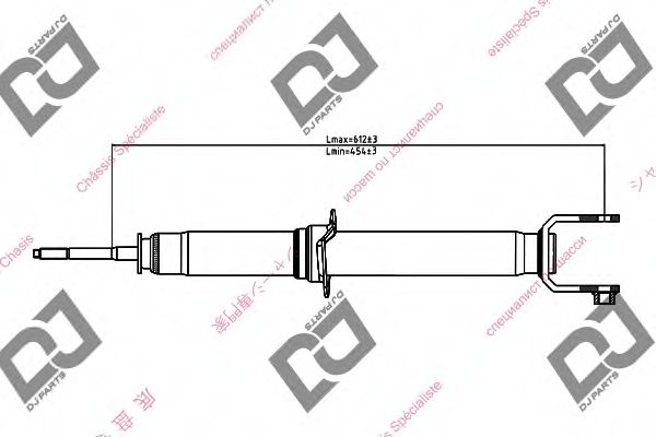 Амортизатор DJ PARTS DS1334GT