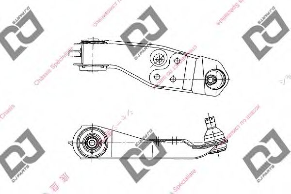 Рычаг независимой подвески колеса, подвеска колеса DJ PARTS DA1047