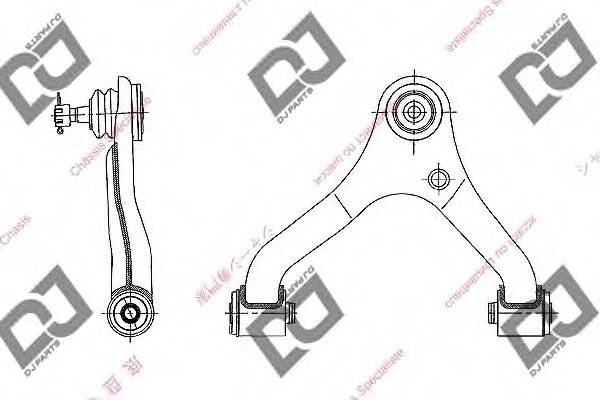 Рычаг независимой подвески колеса, подвеска колеса DJ PARTS DA1453