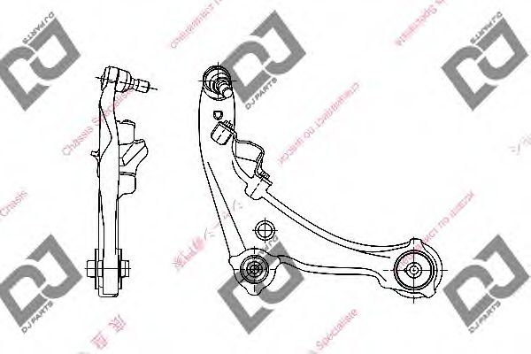 Рычаг независимой подвески колеса, подвеска колеса DJ PARTS DA1409