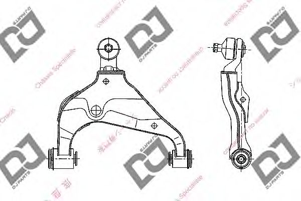 Рычаг независимой подвески колеса, подвеска колеса DJ PARTS DA1425