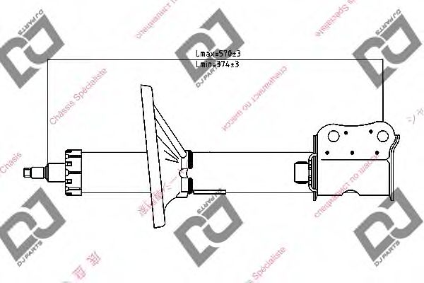 Амортизатор DJ PARTS DS1360GS