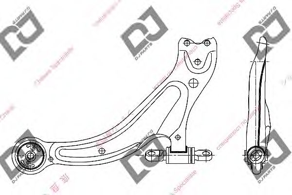 Рычаг независимой подвески колеса, подвеска колеса DJ PARTS DA1198