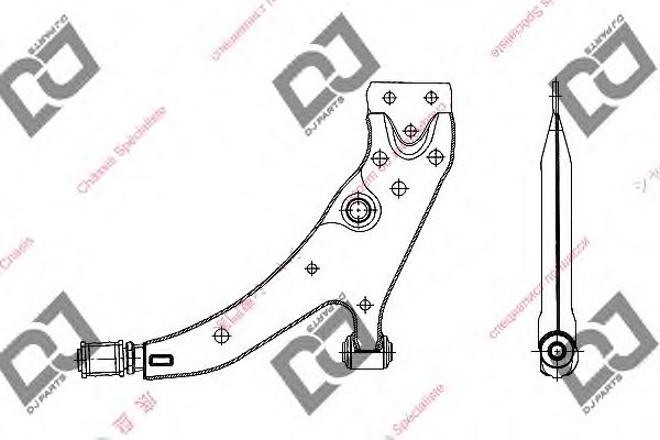 Рычаг независимой подвески колеса, подвеска колеса DJ PARTS DA1271