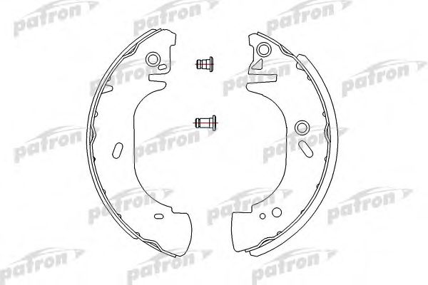 Комплект тормозных колодок PATRON PSP541