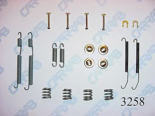 Комплектующие, тормозная колодка CARRAB BRAKE PARTS 3258