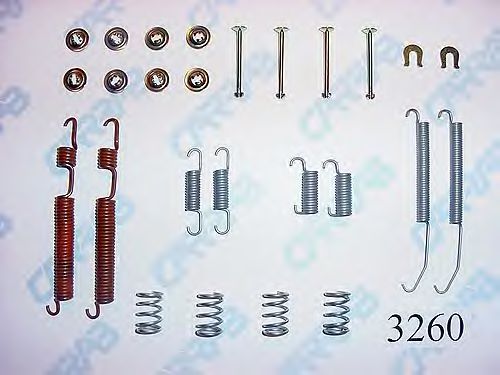 Комплектующие, тормозная колодка CARRAB BRAKE PARTS 3260