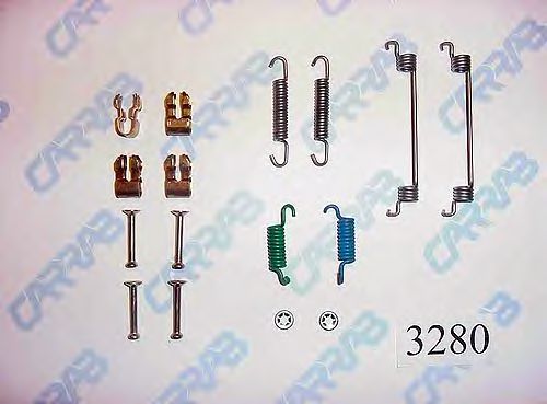 Комплектующие, тормозная колодка CARRAB BRAKE PARTS 3280