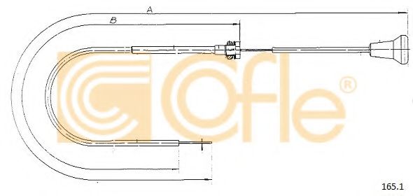 Тросик стартера COFLE 1651
