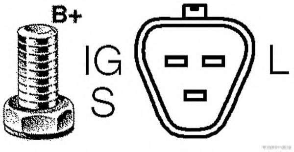 Генератор HERTH+BUSS JAKOPARTS J5112104