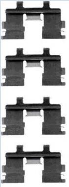 Комплектующие, колодки дискового тормоза BREMBO A 02 287