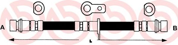 Тормозной шланг BREMBO T 28 024