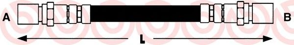 Тормозной шланг BREMBO T 85 097
