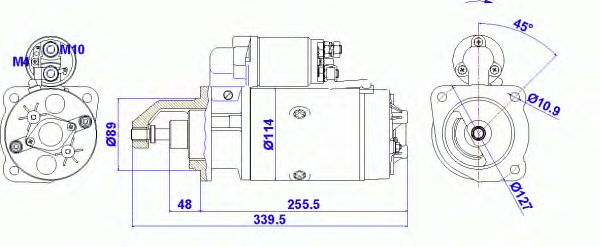 Стартер DELCO REMY 19024268