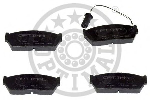 Комплект тормозных колодок, дисковый тормоз OPTIMAL 9474