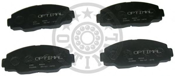 Комплект тормозных колодок, дисковый тормоз OPTIMAL 9622