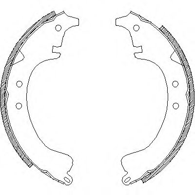 Комплект тормозных колодок ROADHOUSE 4028.00