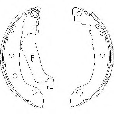 Комплект тормозных колодок ROADHOUSE 4182.03