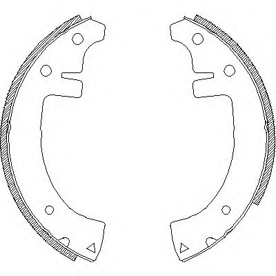 Комплект тормозных колодок ROADHOUSE 4653.00