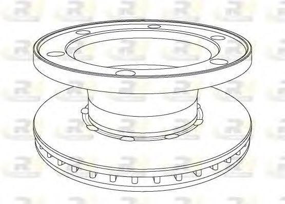 Тормозной диск ROADHOUSE 107720