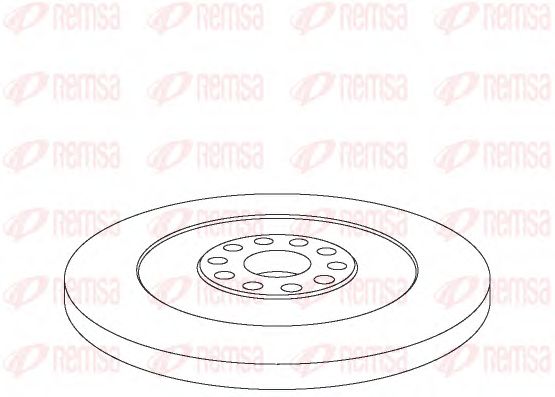 Тормозной диск REMSA 103210