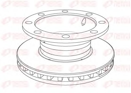 Тормозной диск REMSA NCA1106.20