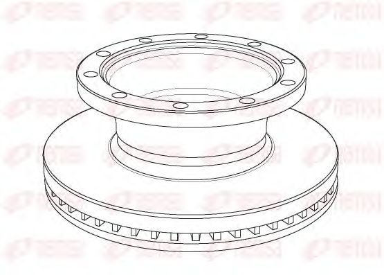 Тормозной диск REMSA NCA1166.20