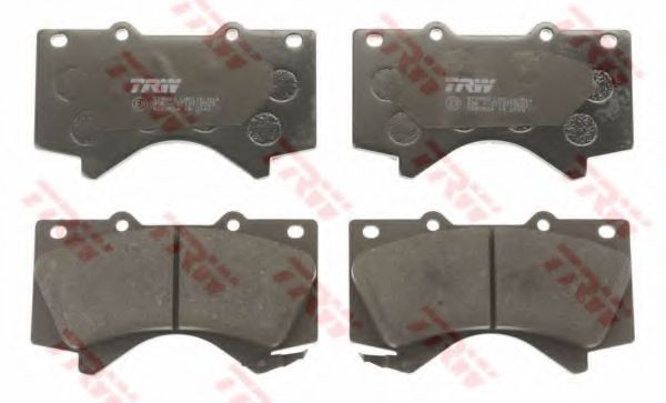 Комплект тормозных колодок, дисковый тормоз TRW 24394
