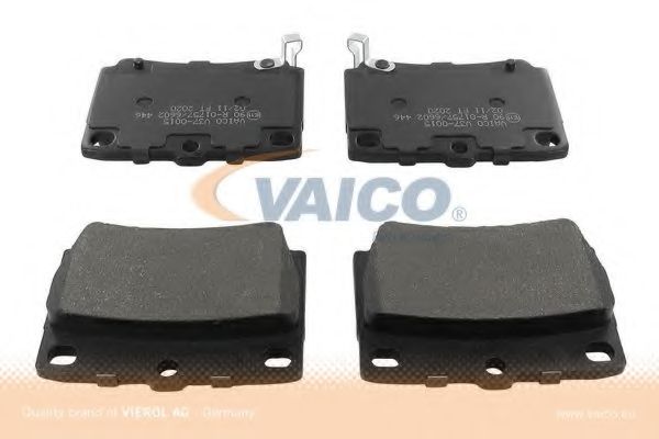 Комплект тормозных колодок, дисковый тормоз VAICO V37-0015