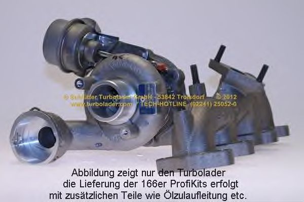 Компрессор, наддув SCHLÜTTER TURBOLADER 166-00350