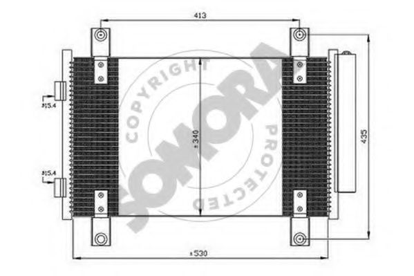 Конденсатор, кондиционер SOMORA 084160B
