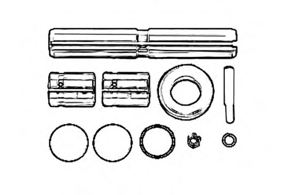 Ремкомплект, шкворень поворотного кулака OCAP 0927422