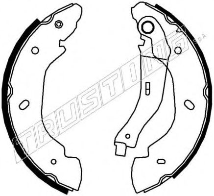 Комплект тормозных колодок TRUSTING 040.148