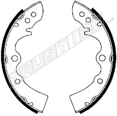 Комплект тормозных колодок TRUSTING 049.105