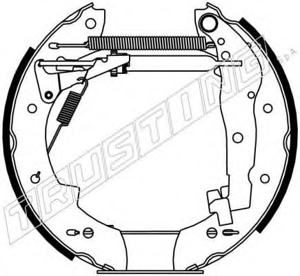 Комплект тормозных колодок TRUSTING 6019