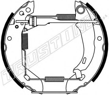 Комплект тормозных колодок TRUSTING 6045