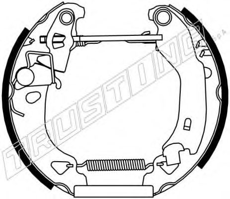 Комплект тормозных колодок TRUSTING 6099