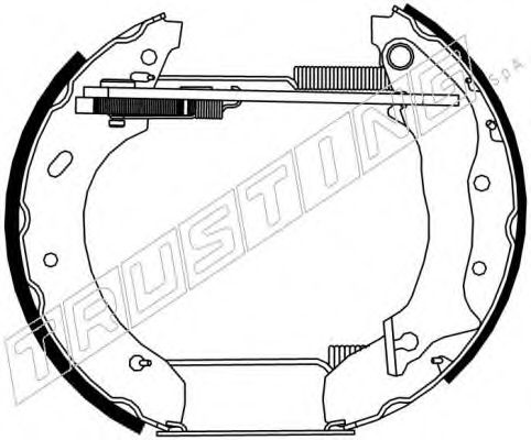 Комплект тормозных колодок TRUSTING 6154