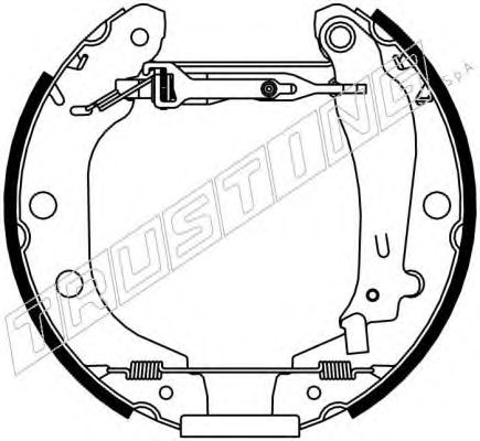 Комплект тормозных колодок TRUSTING 6157