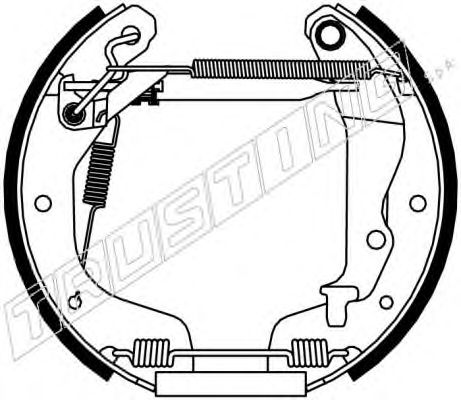 Комплект тормозных колодок TRUSTING 6293