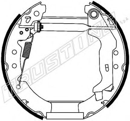 Комплект тормозных колодок TRUSTING 6295