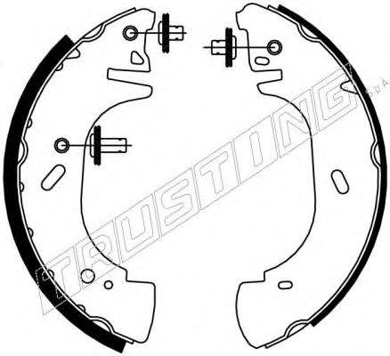 Комплект тормозных колодок TRUSTING 7337