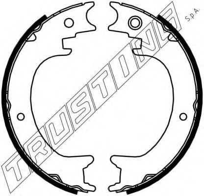Комплект тормозных колодок, стояночная тормозная система TRUSTING 110.339