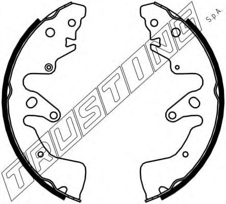 Комплект тормозных колодок TRUSTING 111.251