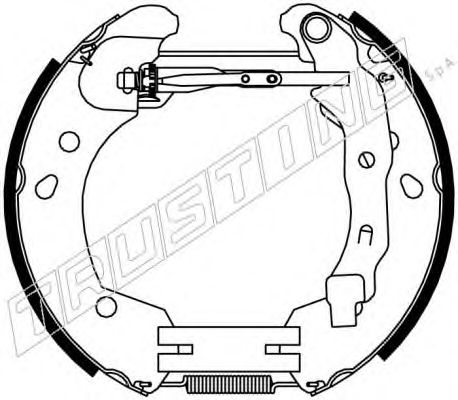 Комплект тормозных колодок TRUSTING 6396